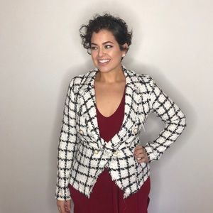 Fashion Nova plaid blazer